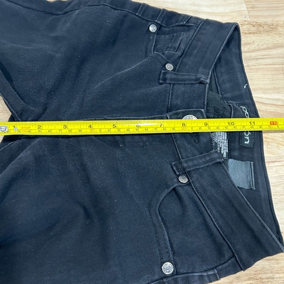 Passion Black Distressed Mid Rise Skinny Jeans SZ 1 - Picture 9 of 11
